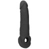 Gaine de pénis Realrock 17 x 4.5cm Noire