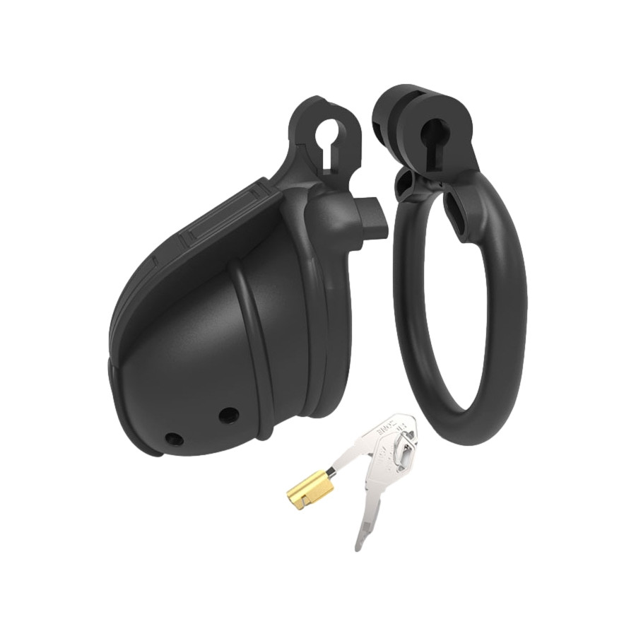 Cage de chasteté Stegria 7 x 3.5cm Noir
