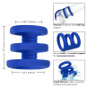 Cockring Triple Cock Cage Admiral 32-37mm