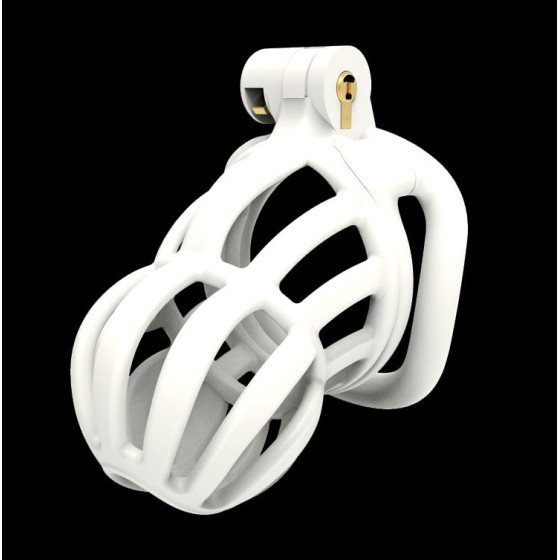 Cage de chasteté Narra 8 x 3.6cm Blanc