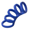 Gaine de pénis 5 Cockrings Xtreme Cage Admiral 9cm