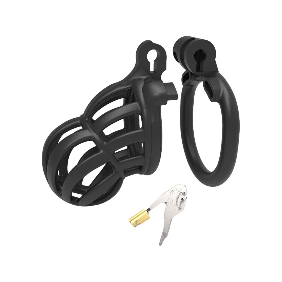 Cage de chasteté Narra 8 x 3.6cm Noir