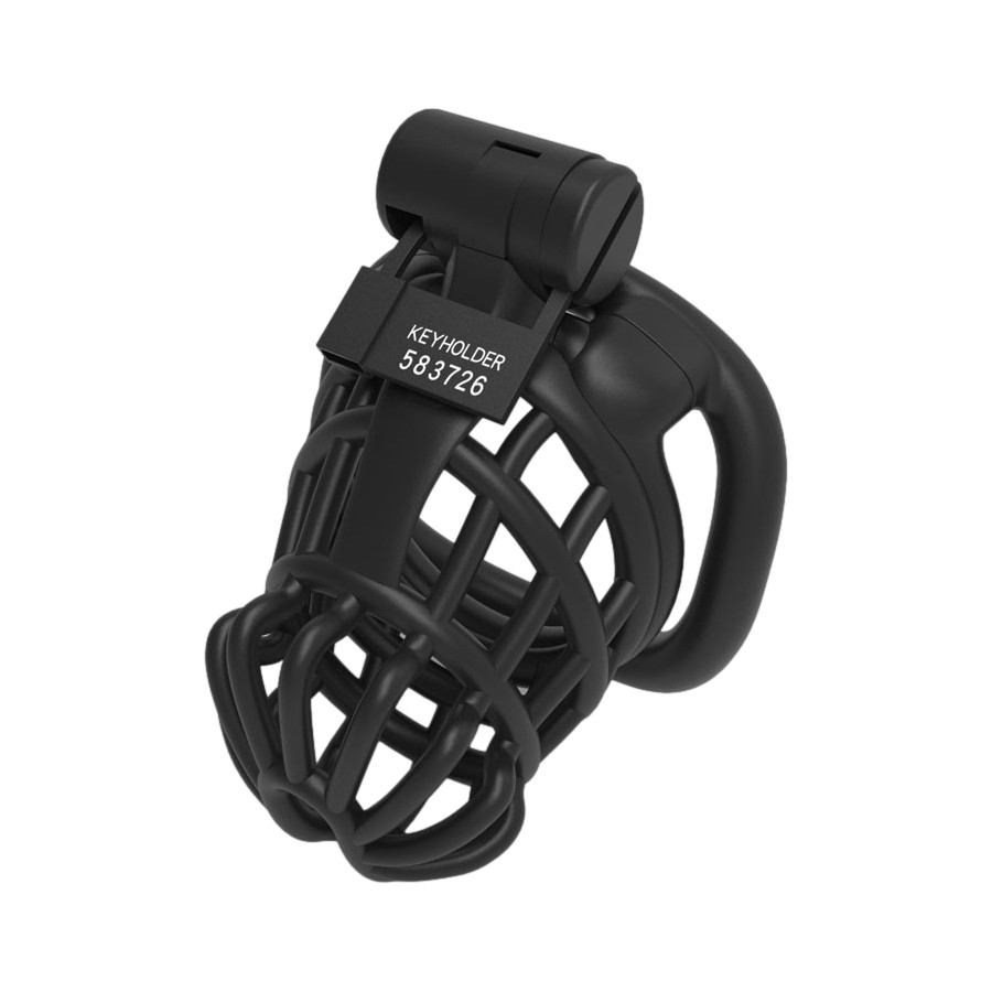 Cage de chasteté Keima 7.5 x 3.6cm Noir