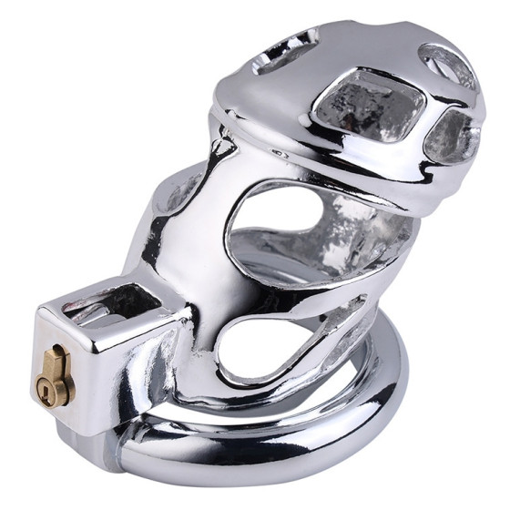 Cage de chasteté en métal Lock Love 9 x 3.5cm