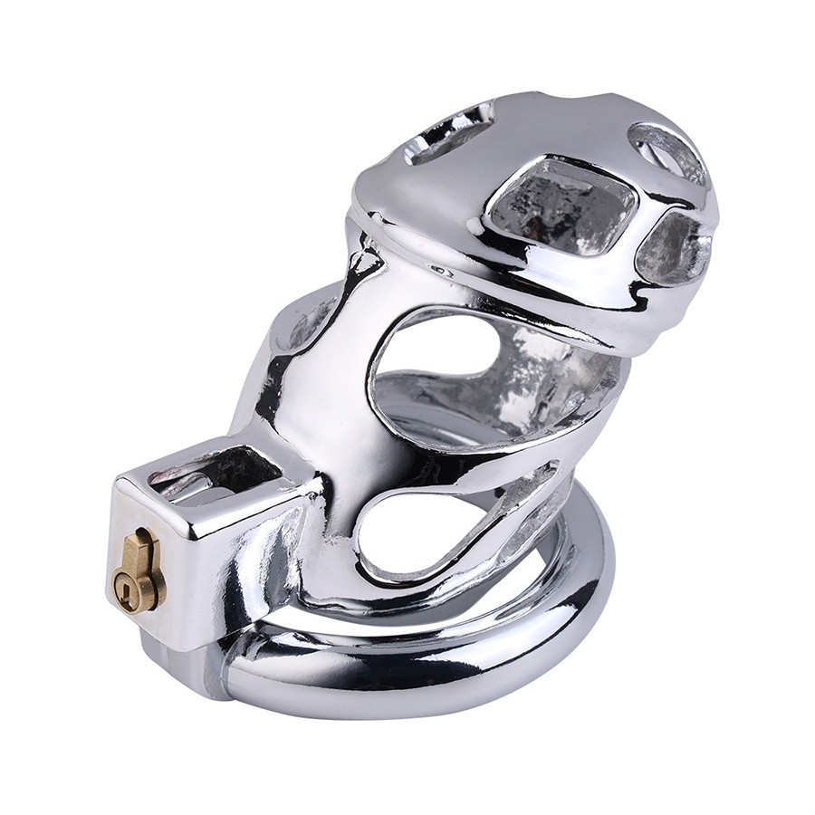 Cage de chasteté en métal Lock Love 9 x 3.5cm