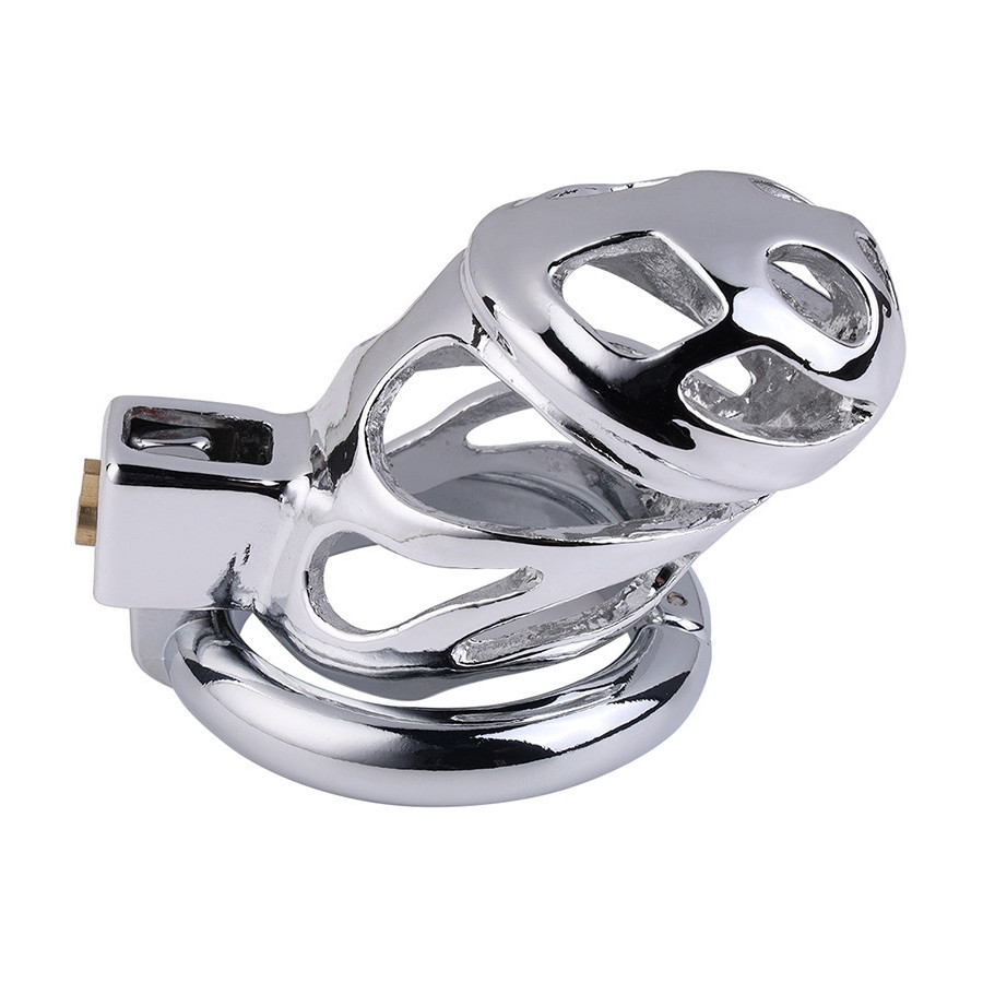 Cage de chasteté en métal Lock Love 9 x 3.5cm