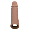 Gaine de pénis Life-like Extension 18 x 4.5cm Marron