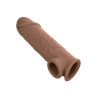 Gaine de pénis Life-like Extension 18 x 4.5cm Marron