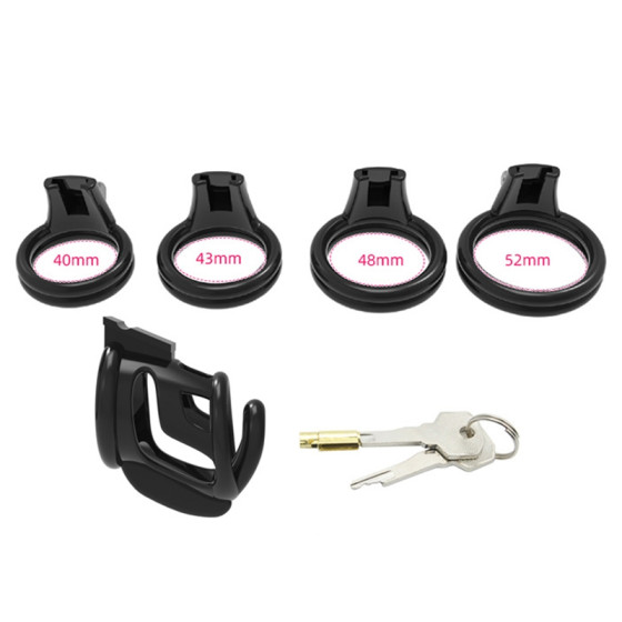Cage de chasteté Gest Lock 7.5 x 3cm Noire