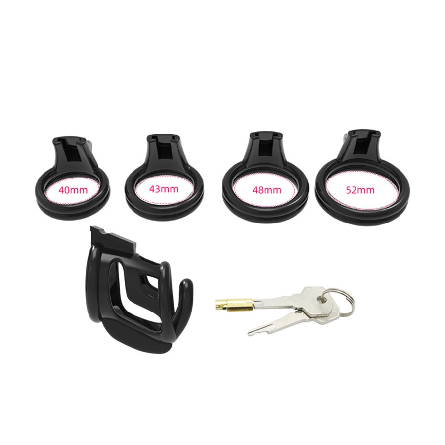 Cage de chasteté Gest Lock 7.5 x 3cm Noire