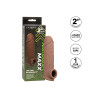 Gaine de pénis Life-like Extension 18 x 4.5cm Marron