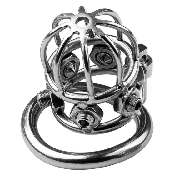 Cage de chasteté en métal Spike Cock 6 x 3.2cm