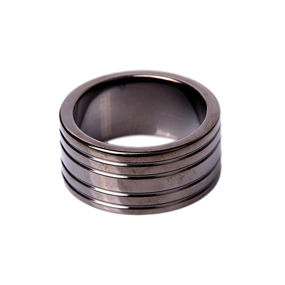 Cockring RIBBED Black 25mm