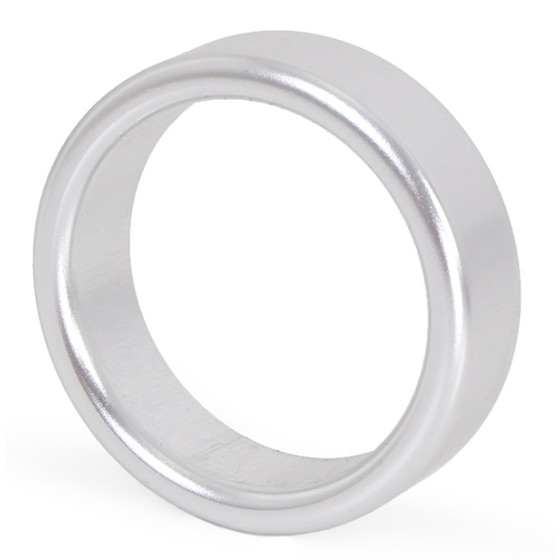 Cockring en aluminium Circle 15mm Argenté