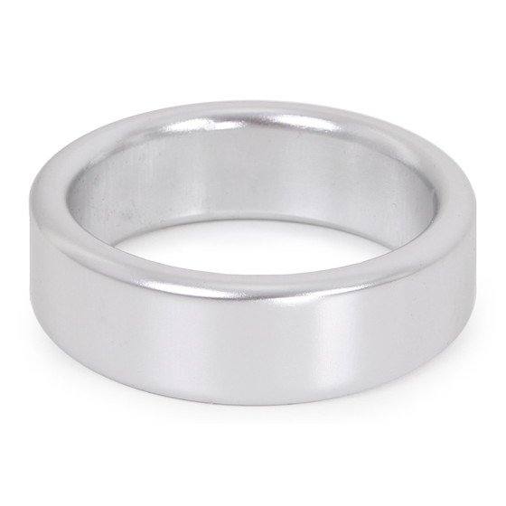 Cockring en aluminium Circle 15mm Argenté