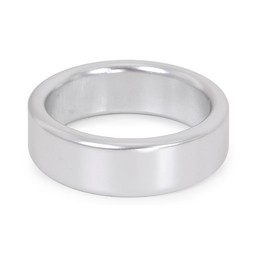 Cockring en aluminium Circle 15mm Argenté
