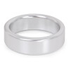 Cockring en aluminium Circle 15mm Argenté