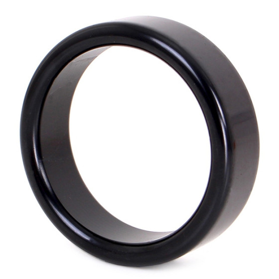 Cockring en aluminium Circle 15mm Noir