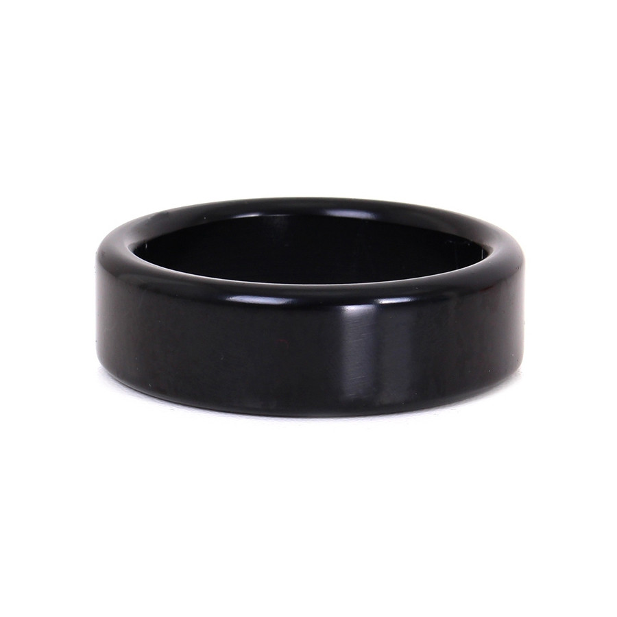 Cockring en aluminium Circle 15mm Noir