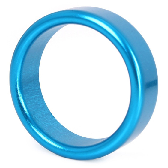 Cockring en aluminium Circle 15mm Bleu
