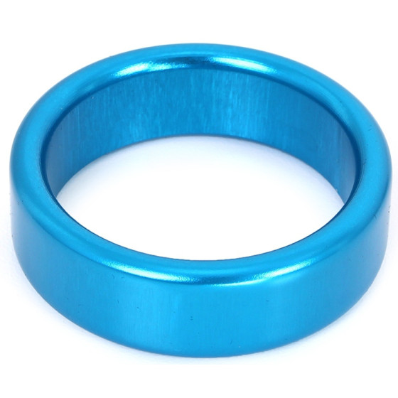 Cockring en aluminium Circle 15mm Bleu