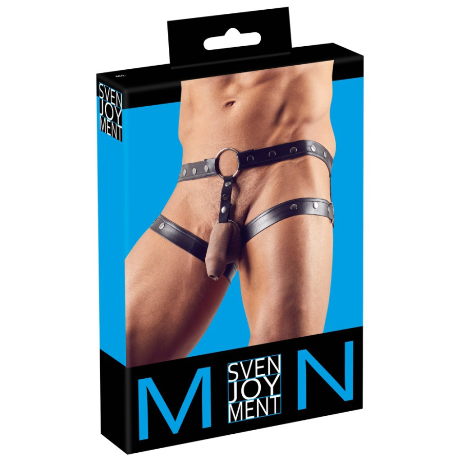 Jockstrap Effet Harnais Noir