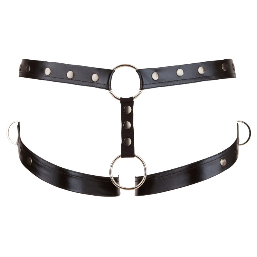 Jockstrap Effet Harnais Noir