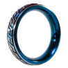 Cockring en métal Blue Wave