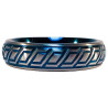 Cockring en métal Blue Wave