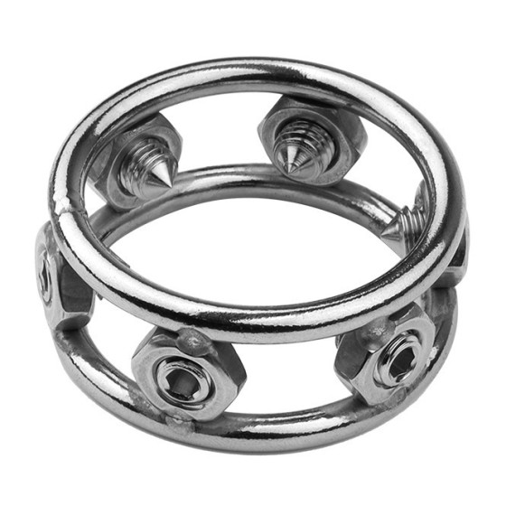 Cockring en métal avec Pics Spikes Steel