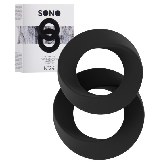 Lot de 2 Cockrings Silicone SONO