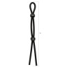 Cock Ring Ajustable Double Noir