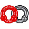 Pack Cockrings Ultraballs Oxballs Gris - Rouge