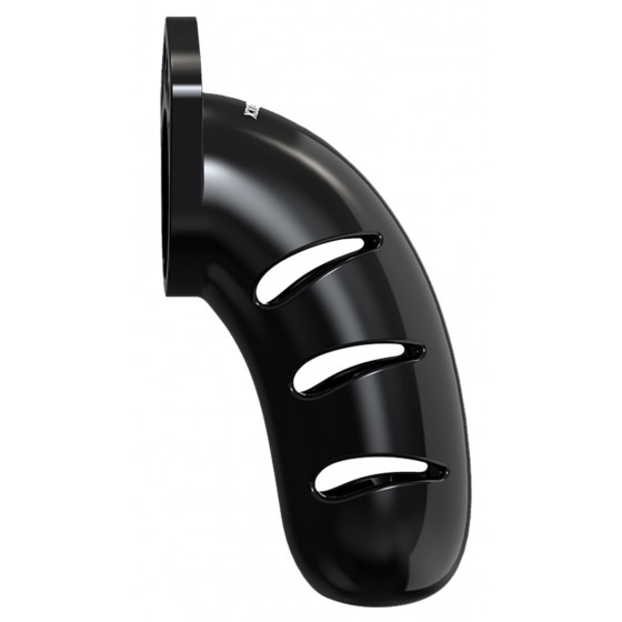 Cage de chasteté Électro ManCage Modèle 22 - 11.5 x 3.4cm Noire