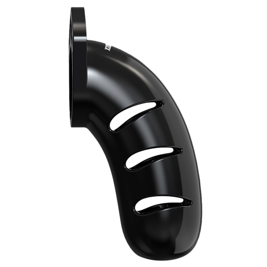 Cage de chasteté Électro ManCage Modèle 22 - 11.5 x 3.4cm Noire