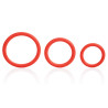 Tri-Rings Cockring Rouge