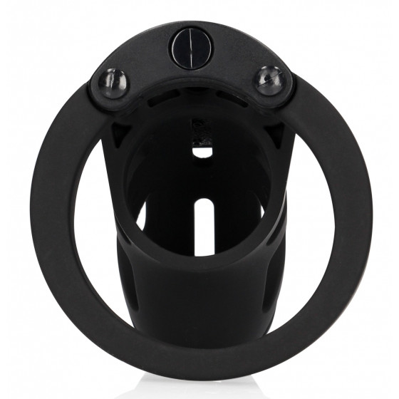 Cage de chasteté ManCage Modèle 23 - 6.5 x 3.5cm Noire