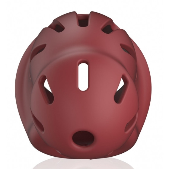 Cage de chasteté ManCage Modèle 28 - 9.5 x 3.5cm Rouge