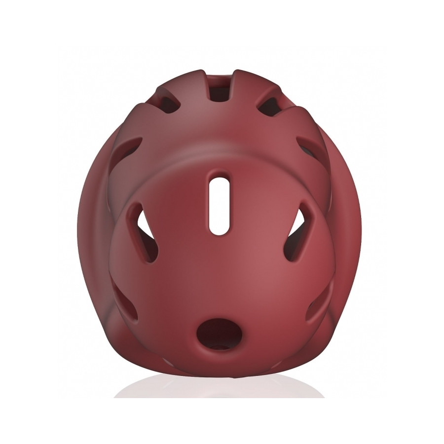 Cage de chasteté ManCage Modèle 28 - 9.5 x 3.5cm Rouge