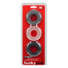 Lot de 3 cockrings Huj Dark