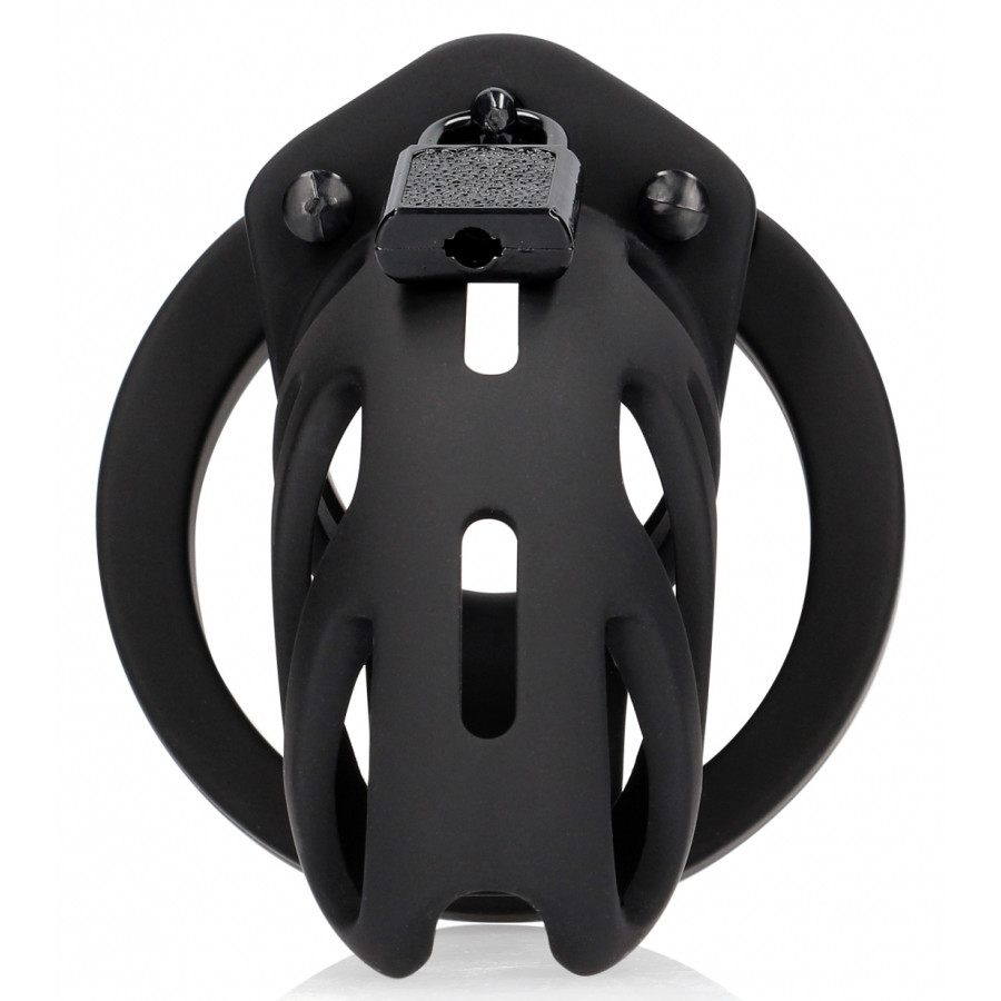 Cage de chasteté ManCage Modèle 24 - 9 x 3.5cm Noire