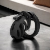 Cage de chasteté ManCage Modèle 23 - 6.5 x 3.5cm Noire