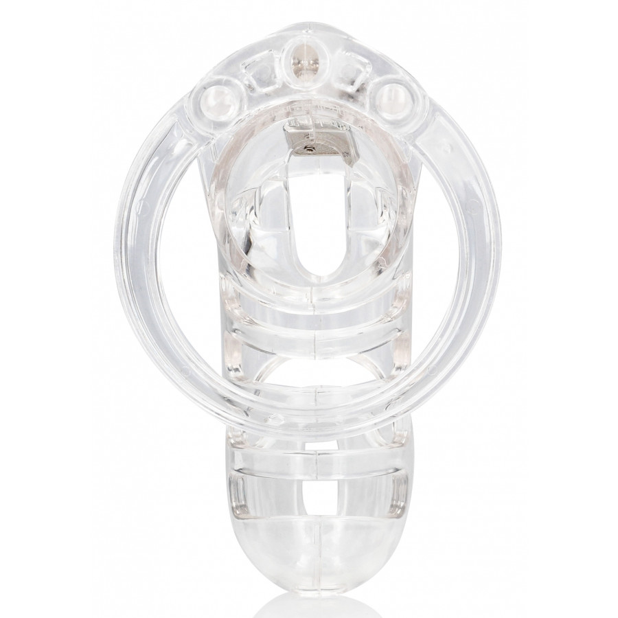 Cage de chasteté ManCage Modèle 26 - 11.5 x 3.5 cm Transparente