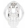 Cage de chasteté ManCage Modèle 25 - 9 x 3.5cm Transparente
