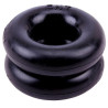 Lot de 2 cockrings souples Donut Noir