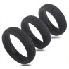 Kit de 3 cockrings silicone Thick Set