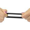 Pack de 3 cockrings silicone SiliRing Noirs