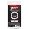 Cockring silicone Beast Rings 36mm Noir-Rouge