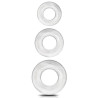 Lot de 3 cockrings souples Beast Rings Transparents