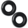 Lot de 2 cockrings Stiffy Bulge Noirs